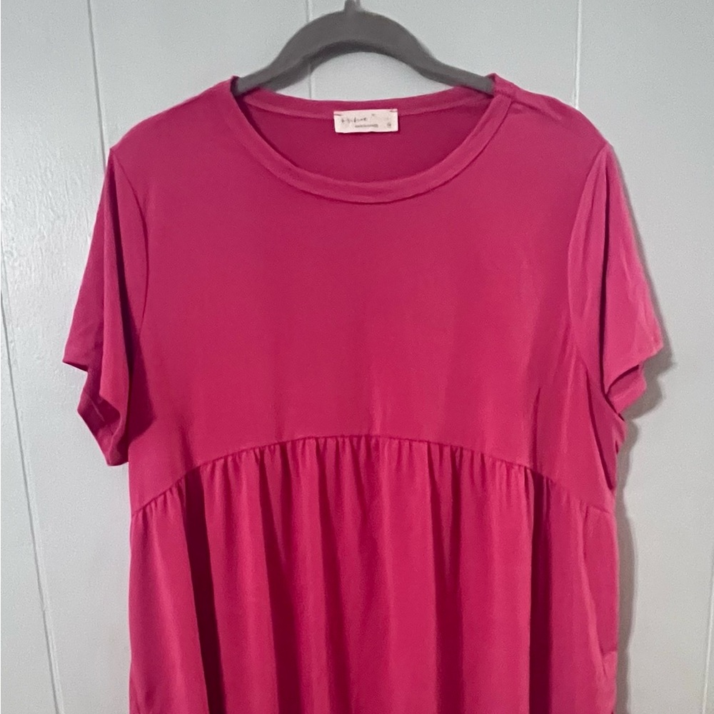 Perfectly Peach Magenta Short Sleeve Tee